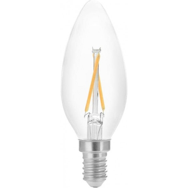 Lâmpada Vela - Filamento Led - E14 - 3w - Branco Frio (6500k) - Ourolux