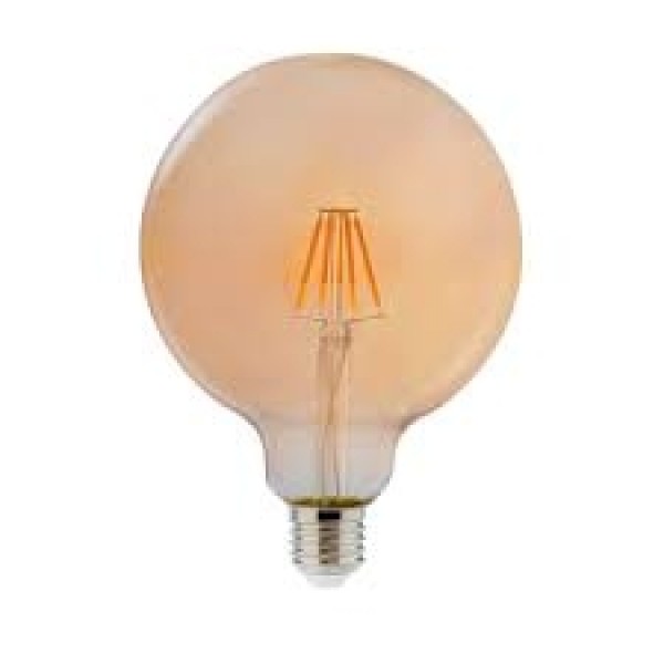 Lâmpada Led filamento Retrô 6w - Globo G95- (2700k) - Luminatti