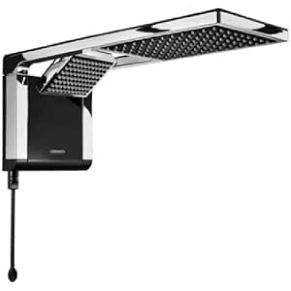 Ducha Acqua Duo Preto Cromado 7800W Lorenzetti