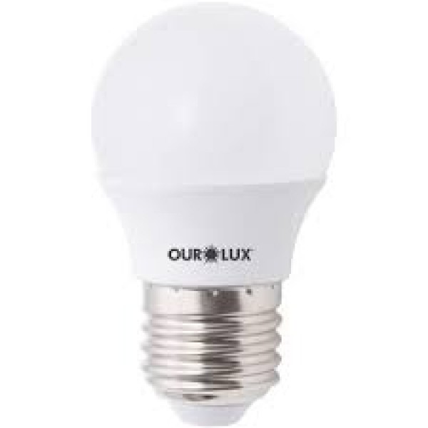 Lâmpada De Led Bolinha 4w - Branco Frio (6500k) - Ourolux