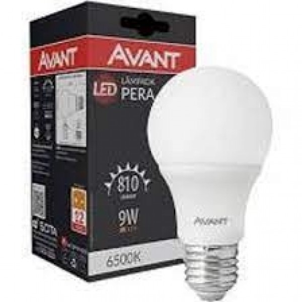 Lâmpada De Led Bulbo 12V 9W Branco - Frio (6500k) - Avant