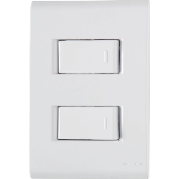 Interruptor Simples 2 Chave Liz Tramontina