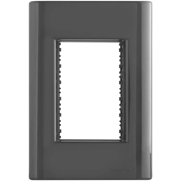 Placa PL3 4x2 Giz Grafite Tramontina