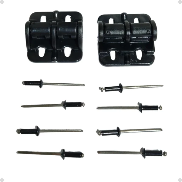 Kit Fecho com Dobradiça para Caixas Multiuso Schuhmacher