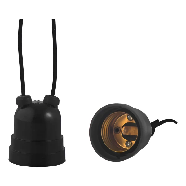 Base Receptáculo Com Rabicho Preto