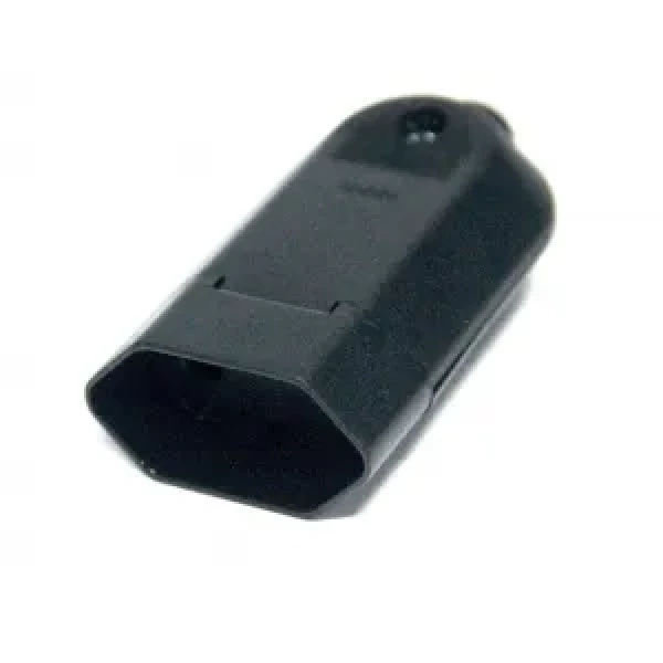 Plugue Fêmea 2P+T 10A Preto Pezzi