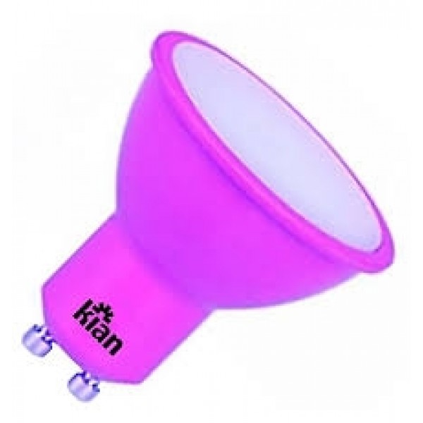 Lâmpada De Led Dicróica 4w Rosa - Kian