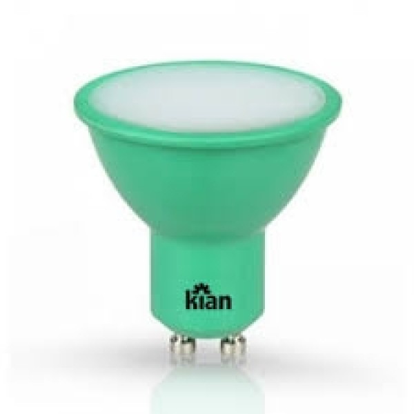 Lâmpada De Led Dicróica 4w Verde - Kian