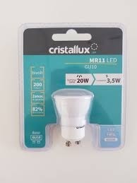 Lâmpada De Led Dicróica 3w Branco - Quente (3000k) - Cristallux