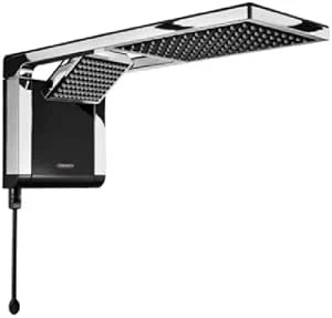 Ducha Acqua Duo Preto Cromado 7800W Lorenzetti