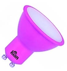 Lâmpada De Led Dicróica 4w Rosa - Kian