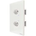 Tomada Onne Touch Smart Tramontina Branco com 2 Tomadas 2P+T 10 A 250 V Branca Tramontina