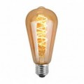 Lâmpada Led Carbono Espiral 2,5w - ST64 - Branco Quente (2200) - Opus